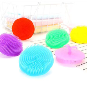 Pet Grooming Scrubber – Soft Rubber Bathing Brush