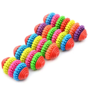 Colorful Rubber Dog Chew Toy – Dental Teething Gear